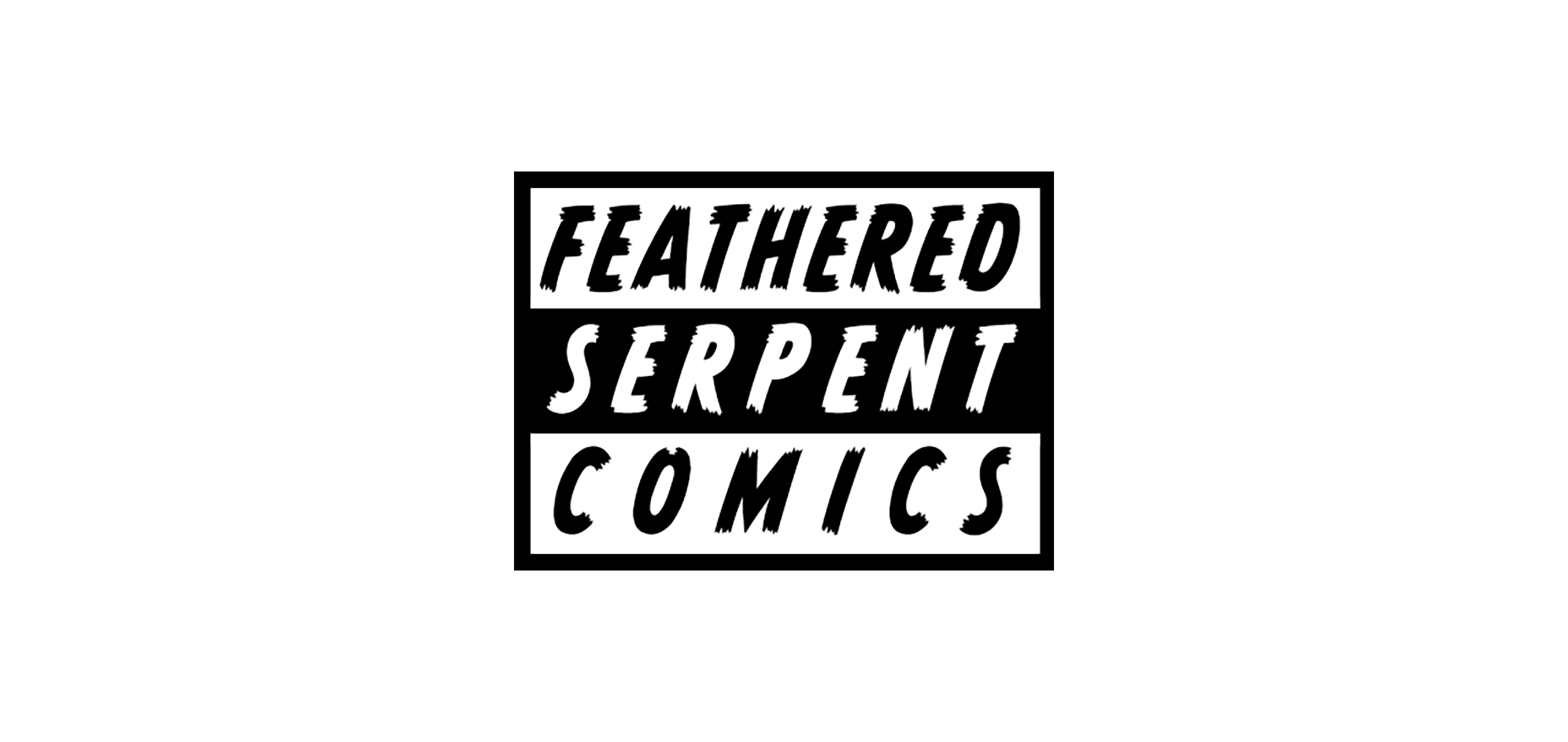 feathered serpent comics logo black and white